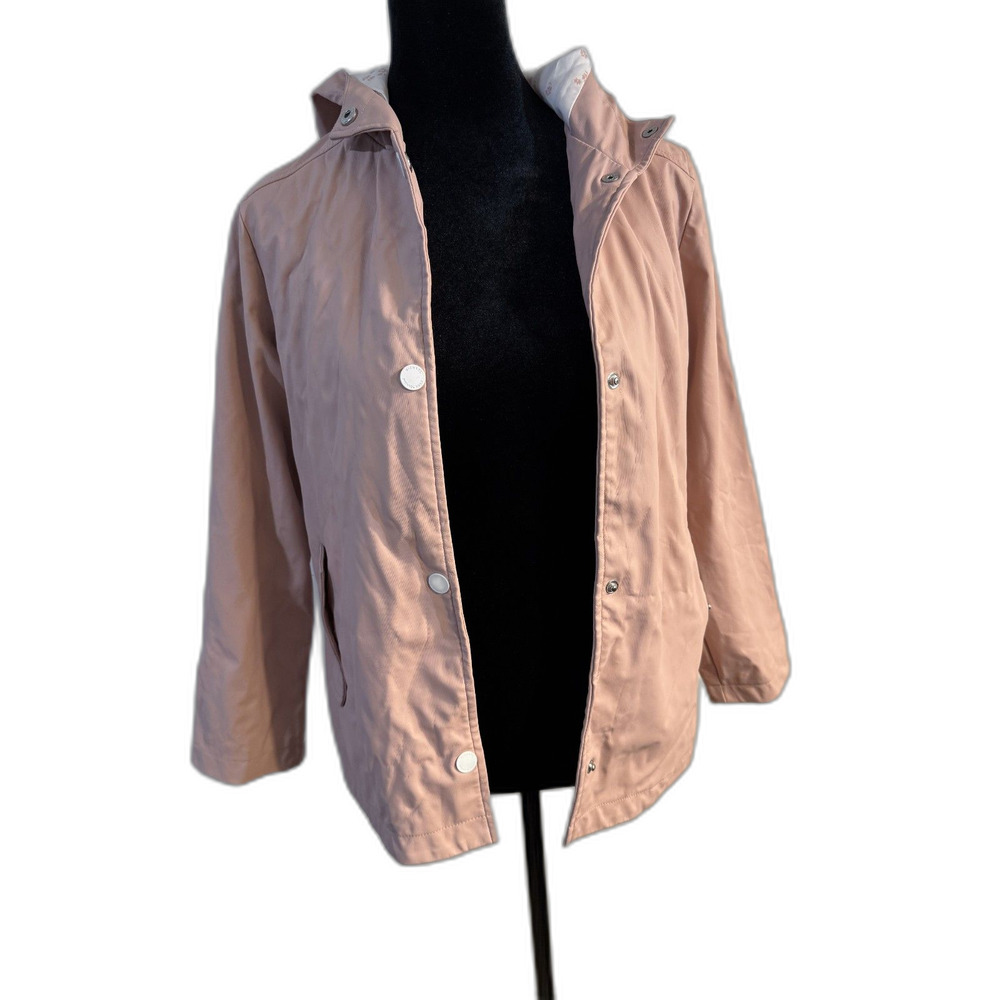 Michael Kors Blush Pink Hooded Rain Jacket